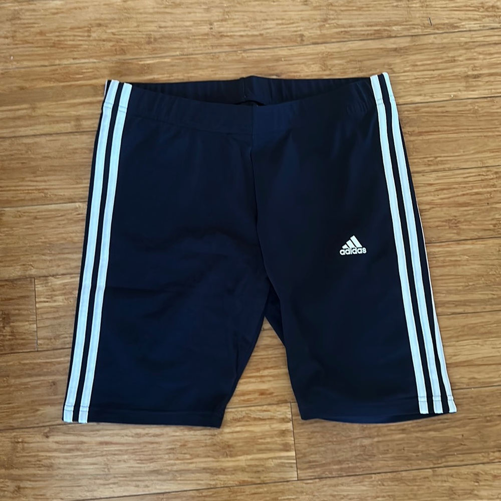 NWT Adidas Women’s Dark Navy/Ink Biker Shorts Size L